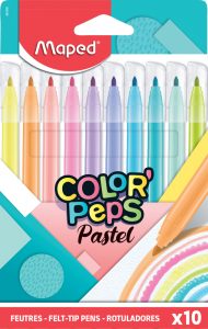 Maped - Ceras de Colores para Niños - Wax Jumbo - 10 Pinturas de Cera de  Colores - Tacto Suave - Tamaño Compacto - Funda de Papel para No Manchar  las Manos - Colores Vibrantes
